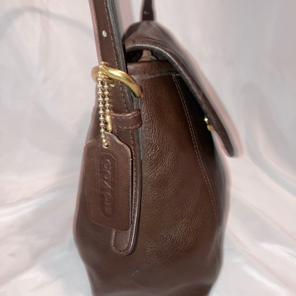 Vintage COACH 4108 Small Soho Leather Handbag Brown Satchel Bag - Picture 7 of 12
